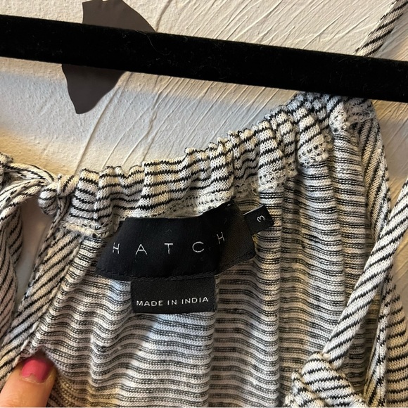 Hatch Maternity Striped Linen Morgana Jumpsuit size 3 (L/XL) - Picture 12 of 12